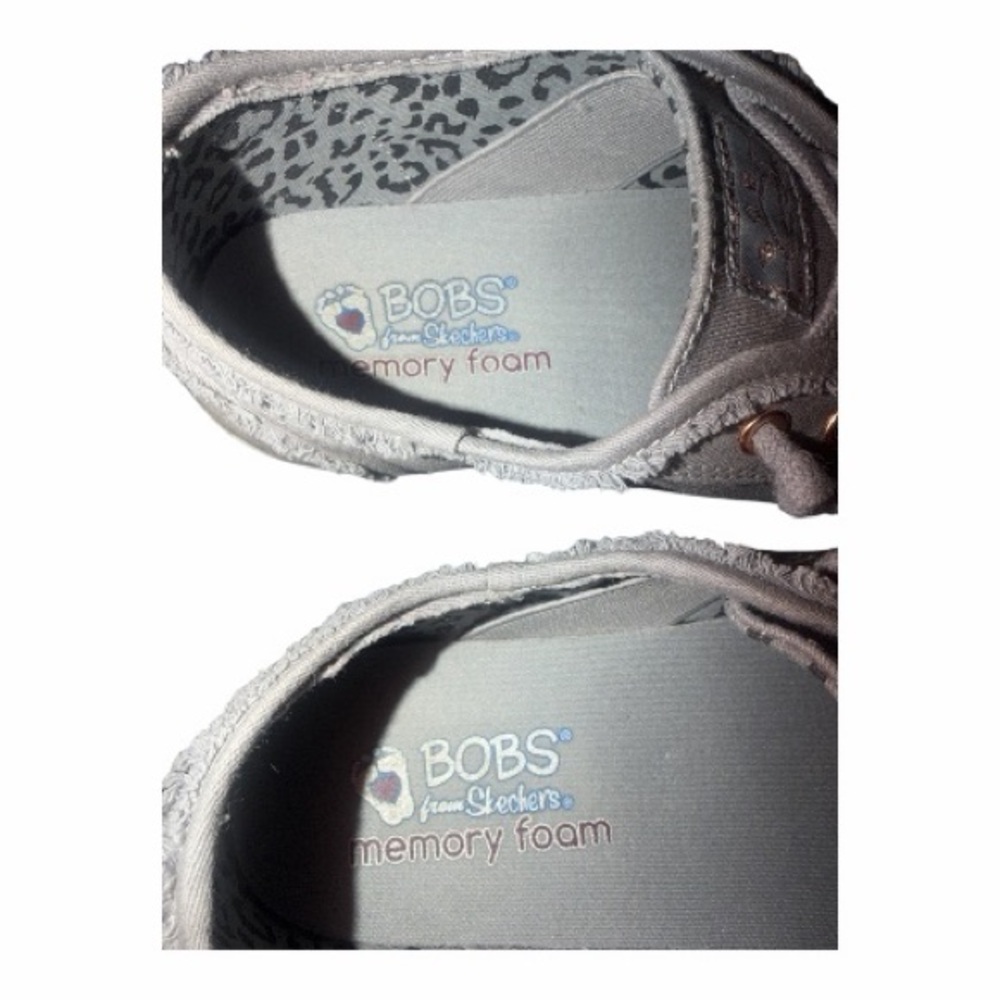 BOBS from Skechers Gray Slip-On Women’s Shoes Size 8 - Picture 6 of 7
